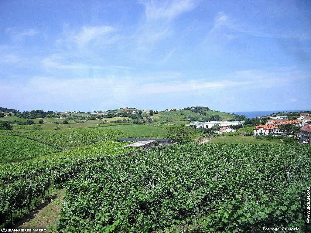 fonds d cran Guetaria - Guethary - Pays Basque - de Jean-Pierre Marro