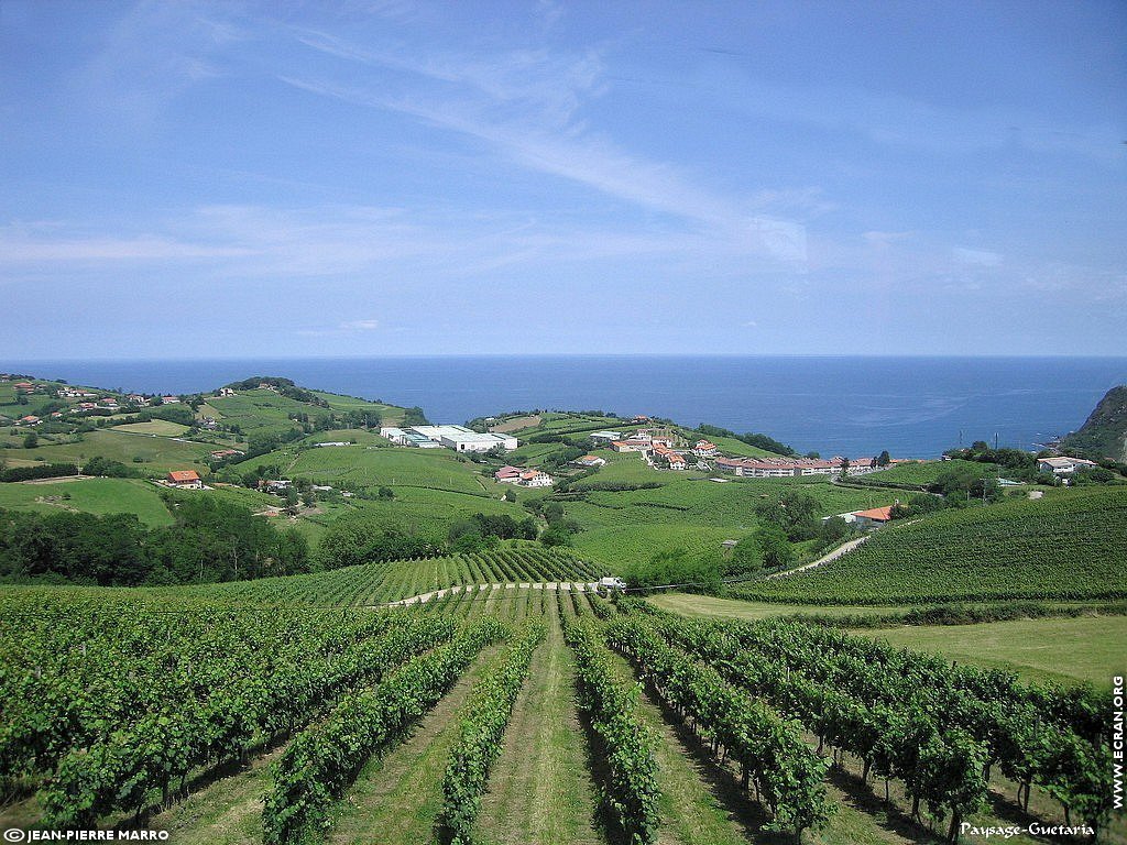 fonds d cran Guetaria - Guethary - Pays Basque - de Jean-Pierre Marro