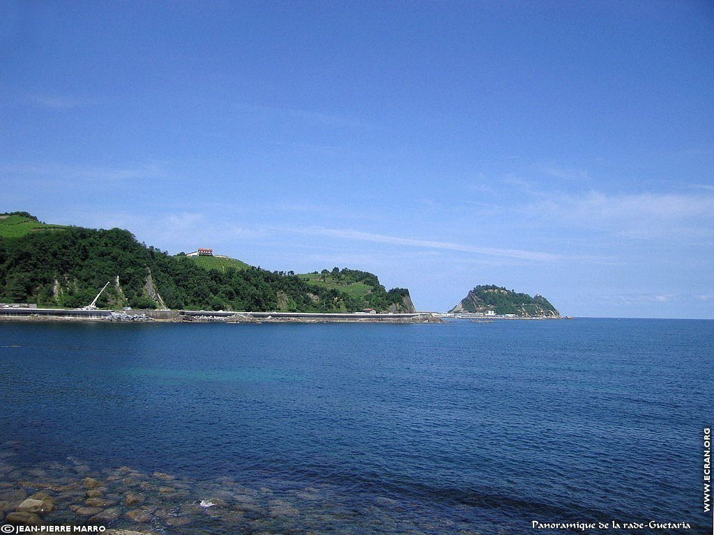 fonds d cran Guetaria - Guethary - Pays Basque - de Jean-Pierre Marro
