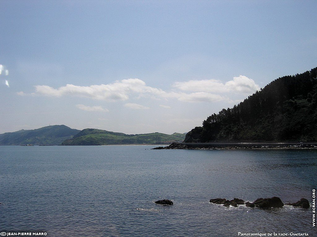 fonds d cran Guetaria - Guethary - Pays Basque - de Jean-Pierre Marro