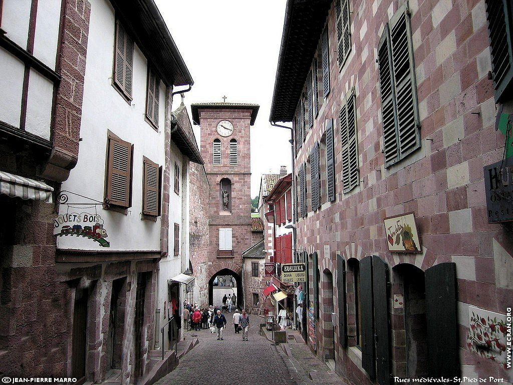 fonds d cran Saint Jean Pied de Port - Pays Basque - de Jean-Pierre Marro