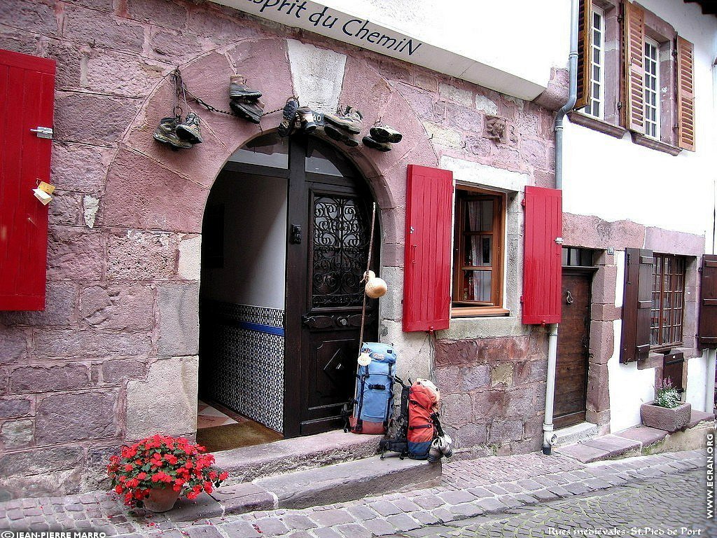 fonds d cran Saint Jean Pied de Port - Pays Basque - de Jean-Pierre Marro