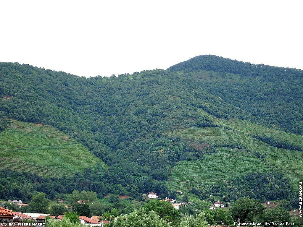 fonds d cran Saint Jean Pied de Port - Pays Basque - de Jean-Pierre Marro