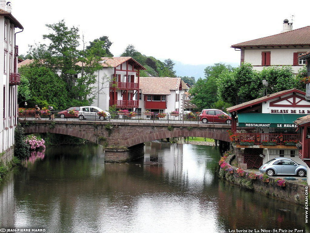 fonds d cran Saint Jean Pied de Port - Pays Basque - de Jean-Pierre Marro