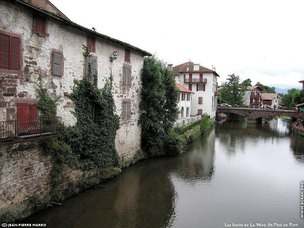 fonds d cran Saint Jean Pied de Port - Pays Basque - de Jean-Pierre Marro