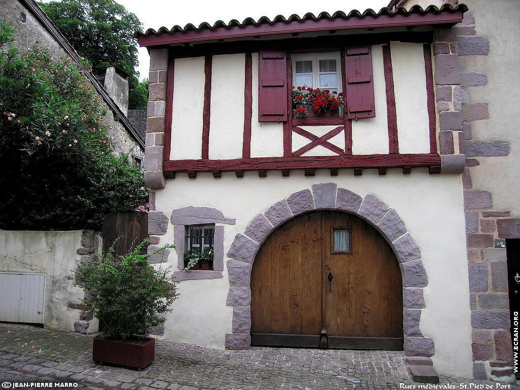 fonds d cran Saint Jean Pied de Port - Pays Basque - de Jean-Pierre Marro