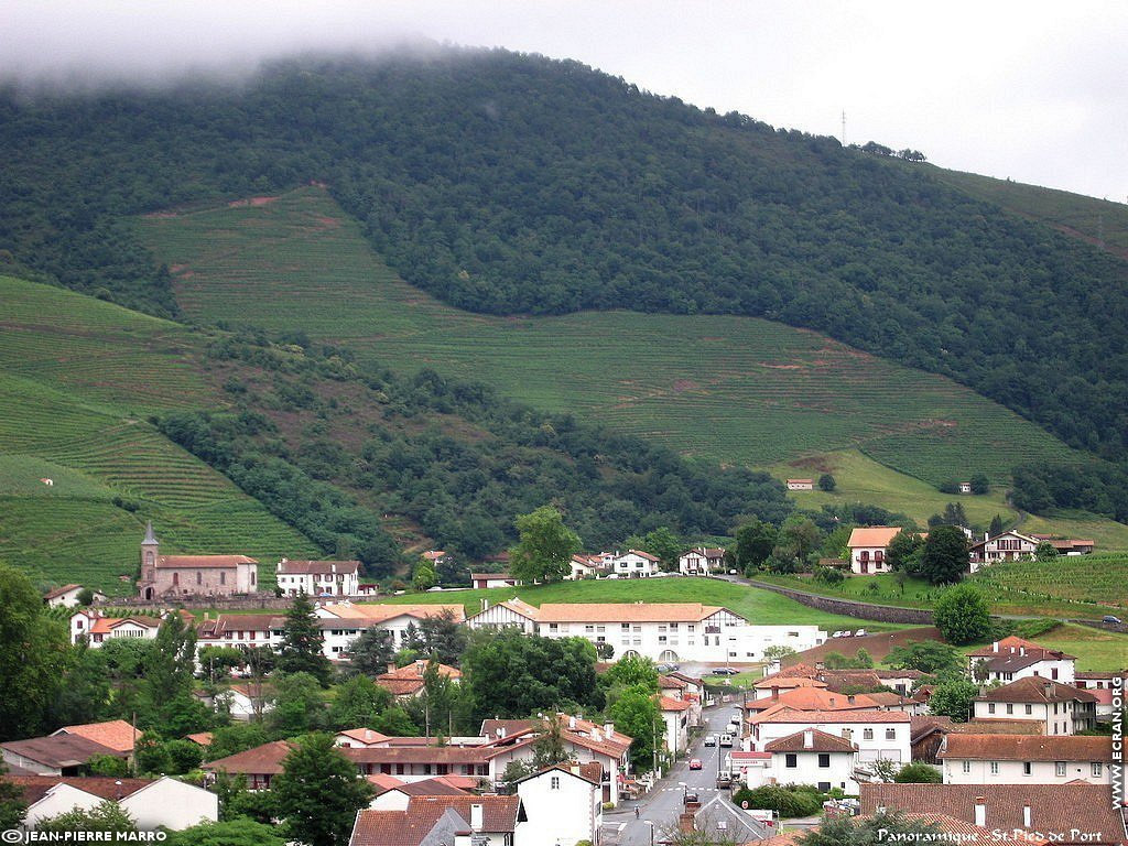 fonds d cran Saint Jean Pied de Port - Pays Basque - de Jean-Pierre Marro