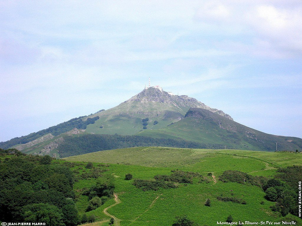 fonds d cran Saint Pee sur Nivelle- Pays Basque - de Jean-Pierre Marro