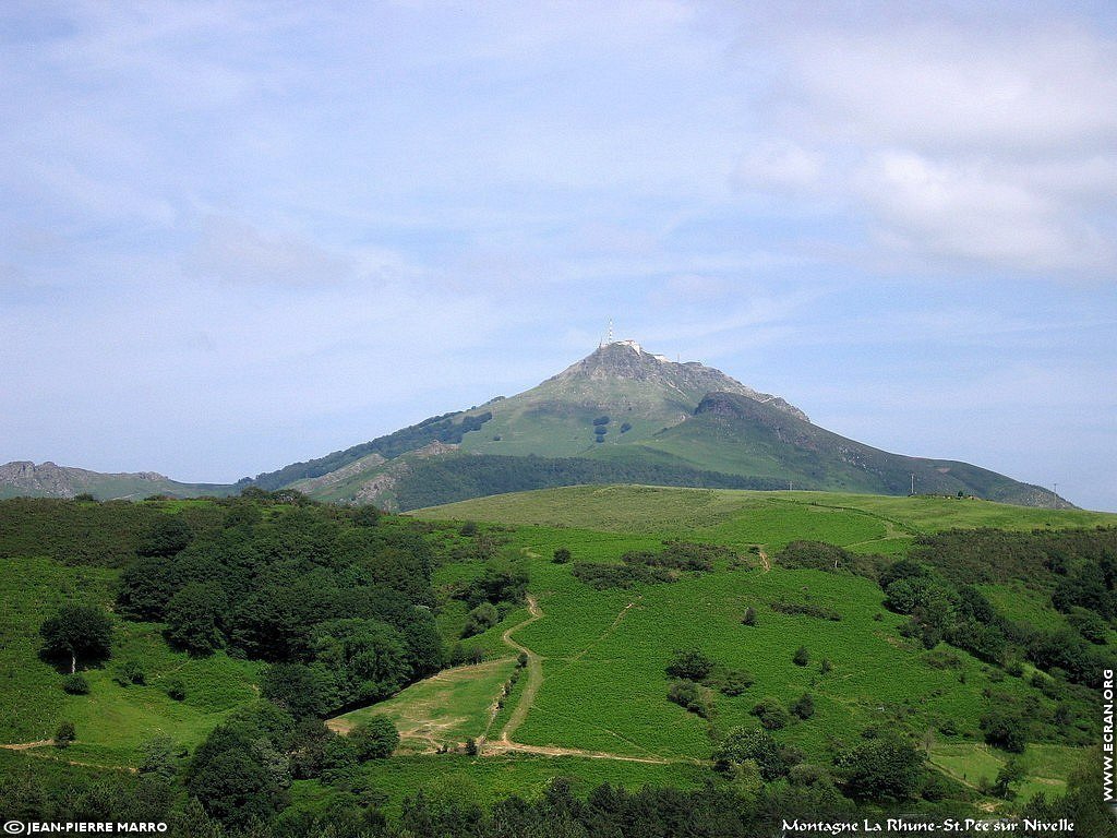 fonds d cran Saint Pee sur Nivelle- Pays Basque - de Jean-Pierre Marro