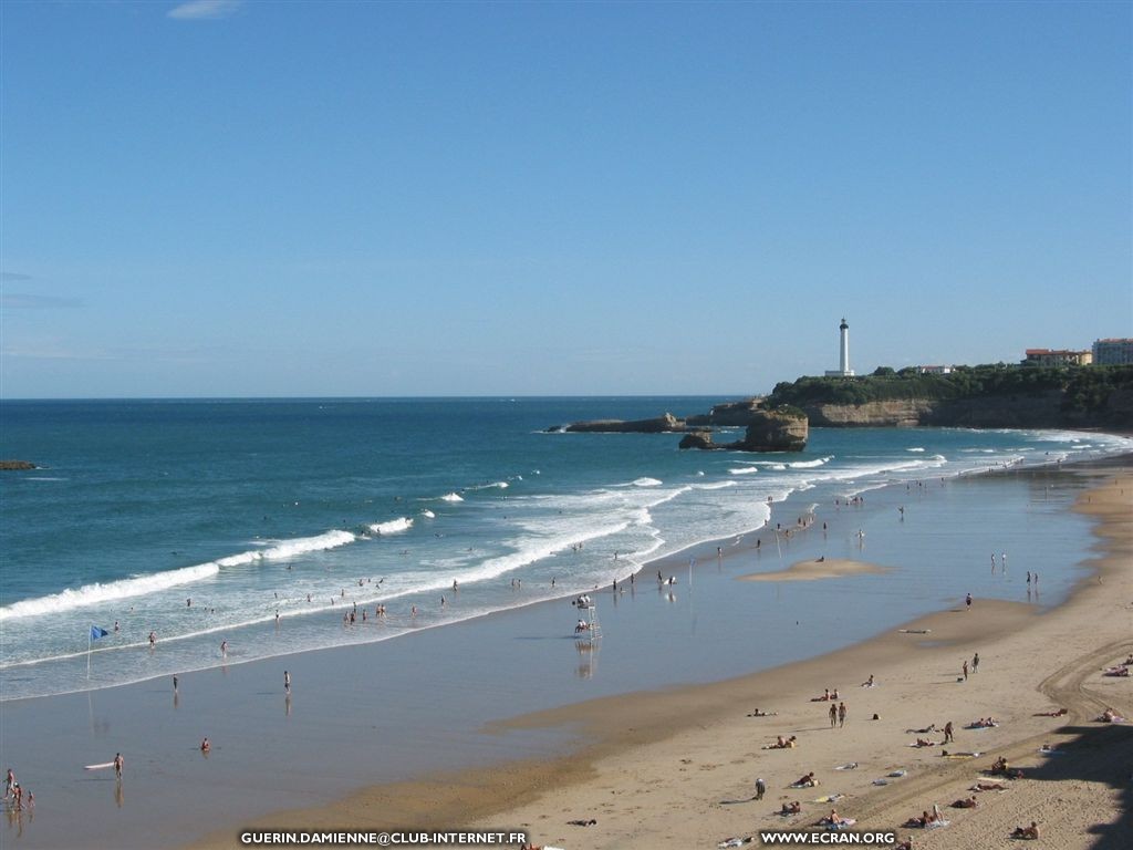 fonds d cran Sud-Ouest -  Biarritz - Fond cran de Damienne Gurin - de Damienne Guerin