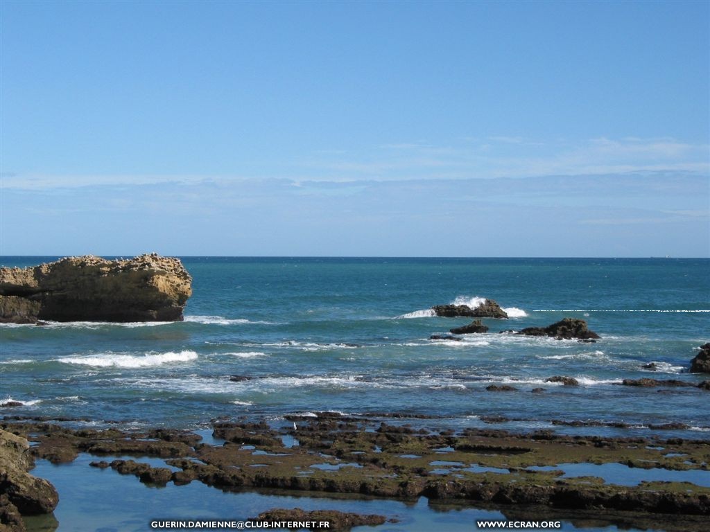 fonds d cran Sud-Ouest -  Biarritz - Fond cran de Damienne Gurin - de Damienne Guerin