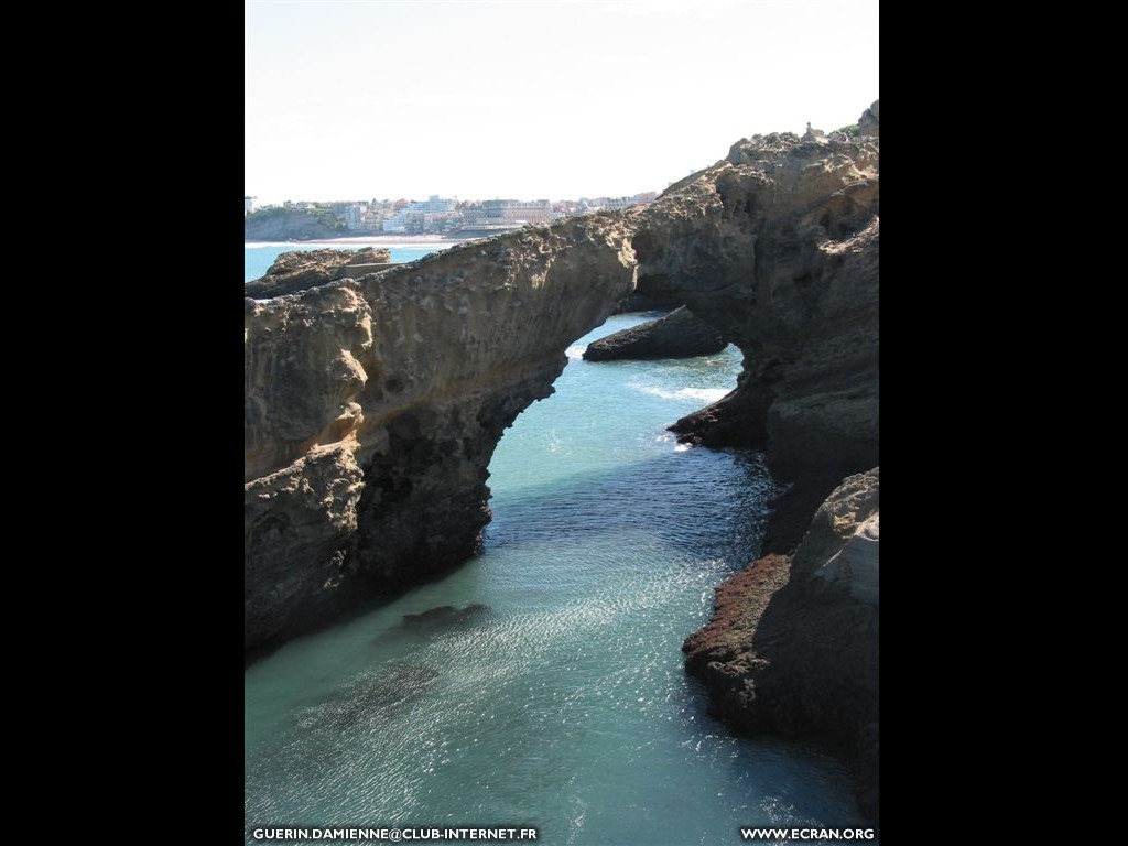 fonds d cran Sud-Ouest -  Biarritz - Fond cran de Damienne Gurin - de Damienne Guerin