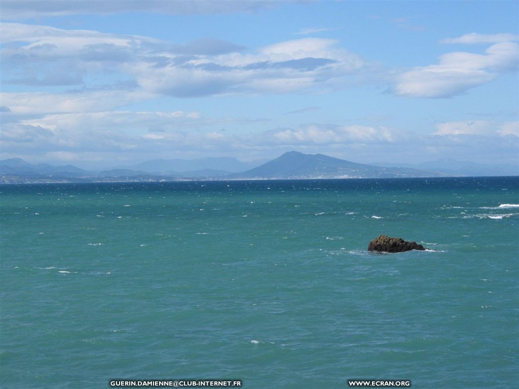 fonds d cran Sud-Ouest -  Biarritz - Fond cran de Damienne Gurin - de Damienne Guerin