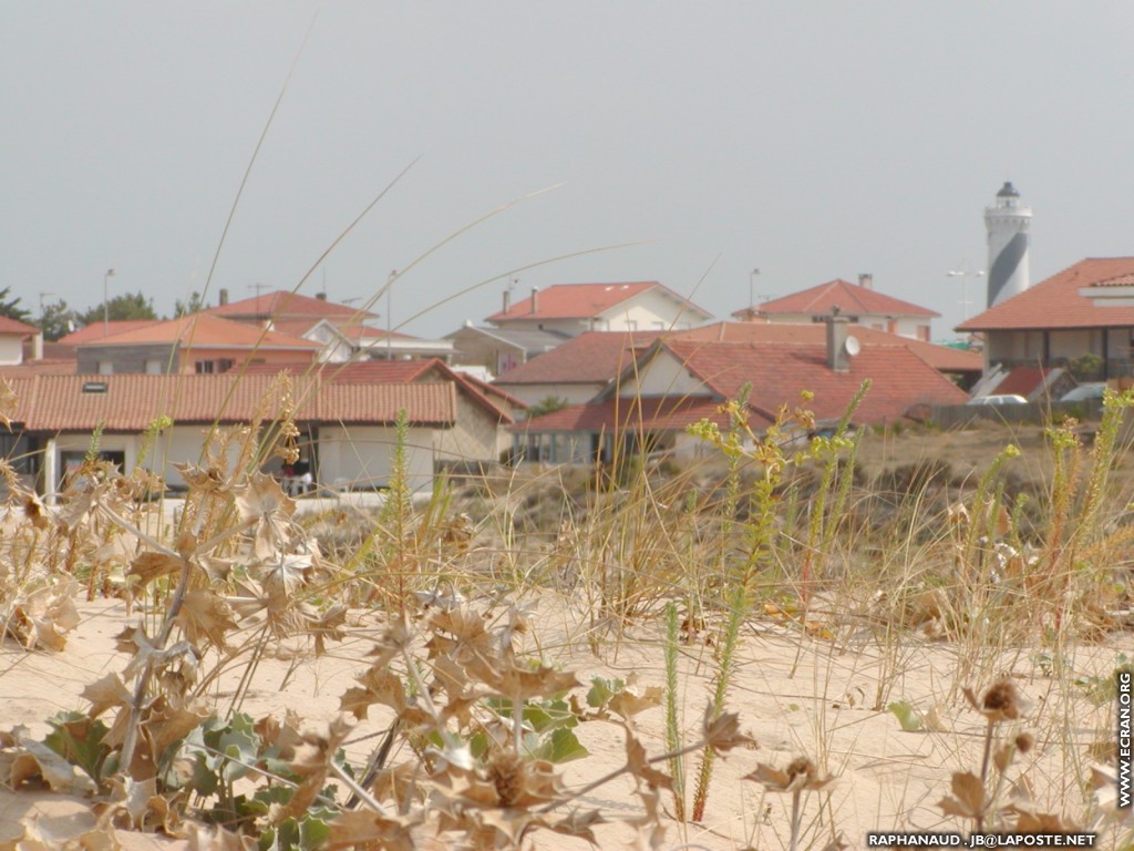 fonds d cran Uza station balnaire sauvage des Landes - de JB Raphanaud