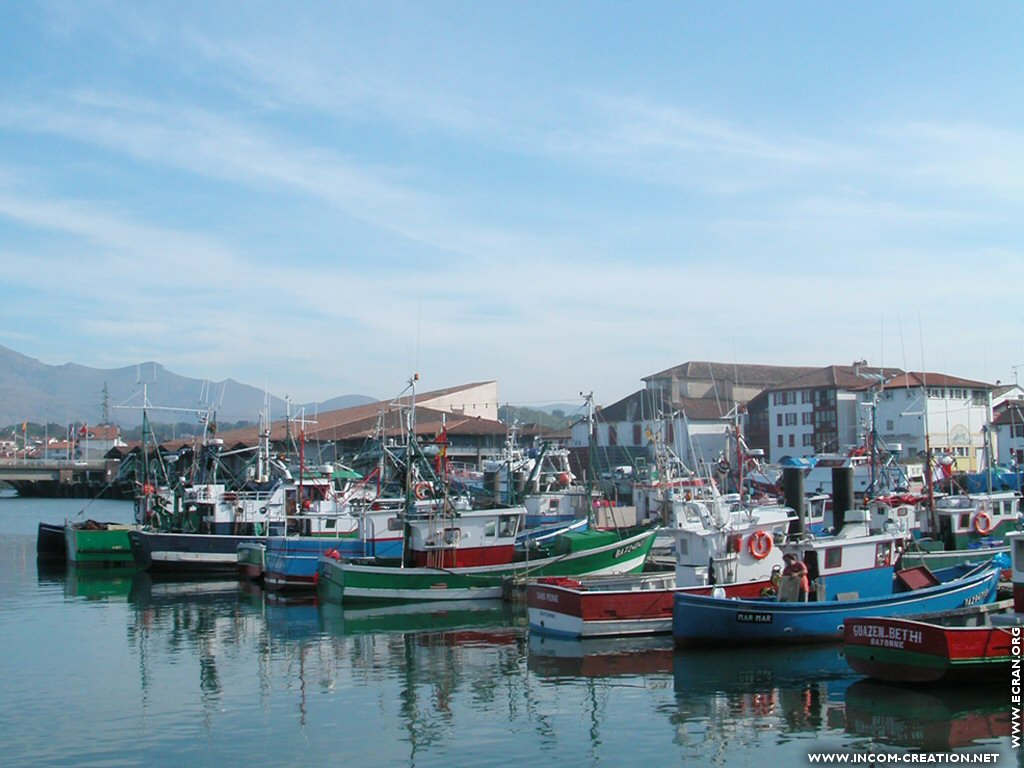 fonds d cran Pays Basque - Saint Jean de Luz - par Isabelle Couquiaud - www.incom-creation.net - de Isabelle Couquiaud