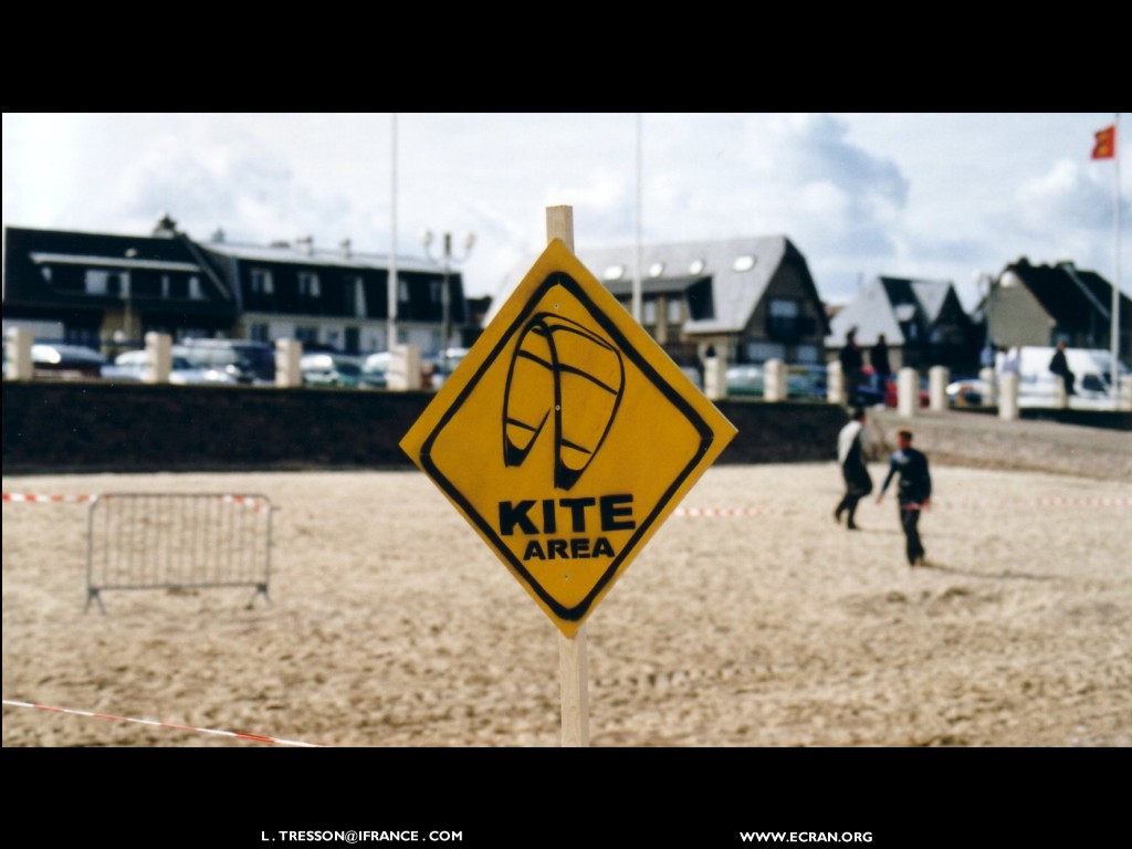 fonds d cran Calvados - kite Surf - merville-franceville - de L. Tresson
