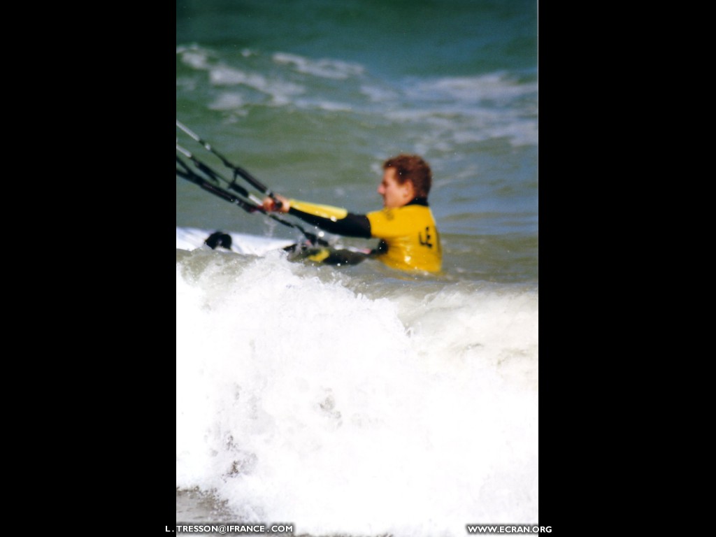 fonds d cran Calvados - kite Surf - merville-franceville - de L. Tresson