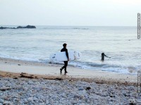 fonds ecran de Thierry Texier Lafleur - Loire-Atlantique Le Pouliguen - Surf au Pouliguen