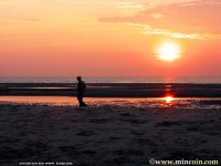 fond d ecran de la Cte d'Opale de Berck sur mer  la frontire belge - Regis Lenglos