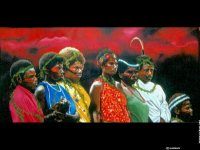 fonds ecran de Aldhy - Vanuatu - peintures d'Aldhy
