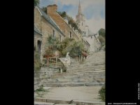 fond d ecran de Jean-Luc Fouquet - Aquarelles de Bretagne Peinture passion