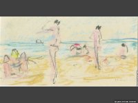 fond d ecran de Peintures pastel plages - Jean Michel Guenin