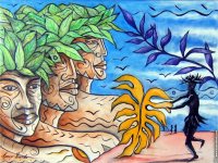 fond d ecran de Peintures de Marco Lundi Bora Bora Polynsie Franaise - Marco Lundi