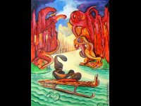 fonds d'cran de Marco Lundi - Peintures de Marco Lundi Bora Bora Polynsie Franaise