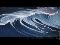 fond cran de Franck - Franck - Peintre & surfeur - surf & peinture - peintre de l'Ocan - fond ecran iod