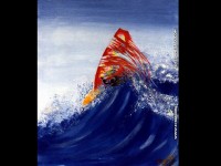 fonds ecran de Pascal Jean Delorme - Pascal Jean Delorme le peintre de la glisse, surf, jet ski, snowboard, peinture & surf, ocan & fond ecran