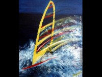 fonds d'cran de Pascal Jean Delorme - Pascal Jean Delorme le peintre de la glisse, surf, jet ski, snowboard, peinture & surf, ocan & fond ecran
