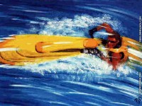 fond cran de Pascal Jean Delorme - Pascal Jean Delorme le peintre de la glisse, surf, jet ski, snowboard, peinture & surf, ocan & fond ecran