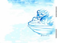 fond d ecran de Pascal Jean Delorme le peintre de la glisse, surf, jet ski, snowboard, peinture & surf, ocan & fond ecran - Pascal Jean Delorme