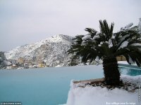 fonds cran de Jean-Pierre Marro - Sud Cote d Azur Provence Eze Neige (lieu du mariage Dave Evans U2)